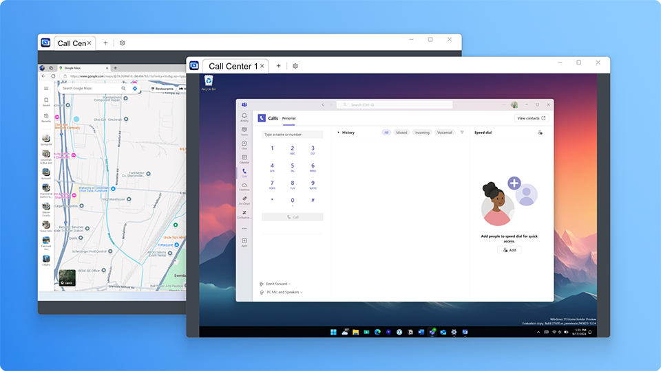 Multiplicity 緊急呼叫中心場景